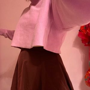 Brandy Melville burgundy skirt